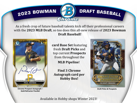 2023 Bowman Draft Baseball Hobby Jumbo Box