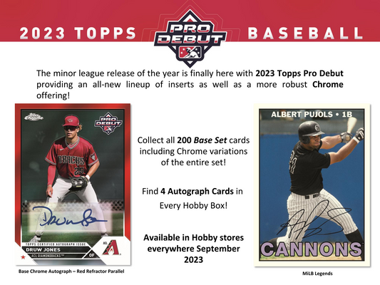 2023 Topps Pro Debut Baseball