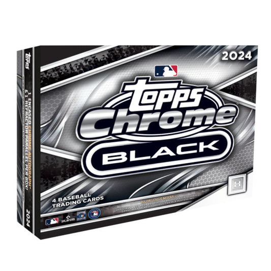 2024 Topps Chrome Black Baseball Hobby Box