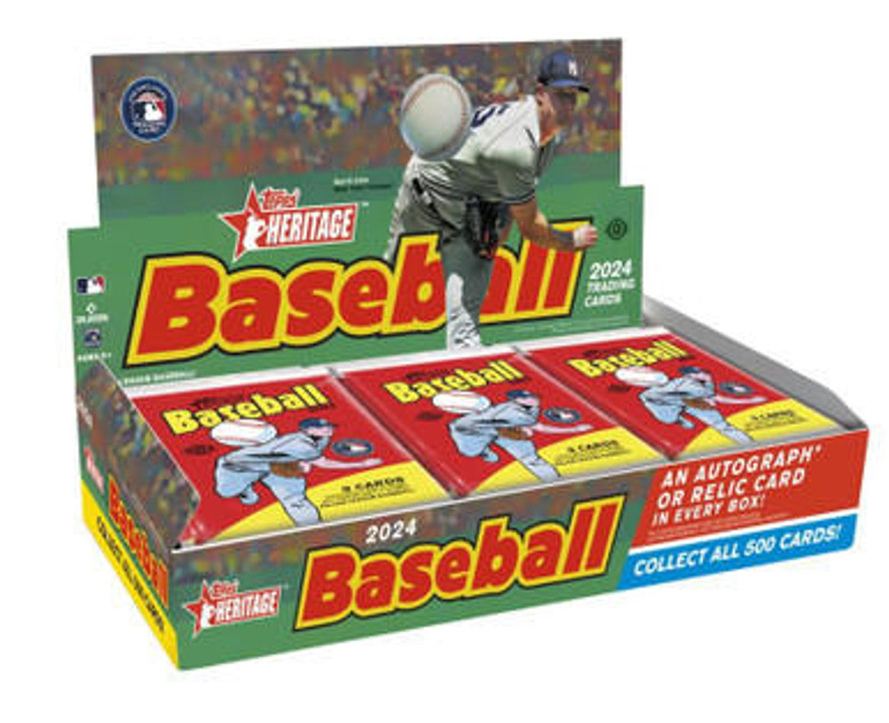 2024 Topps Heritage Baseball Hobby Box Collect Binghamton