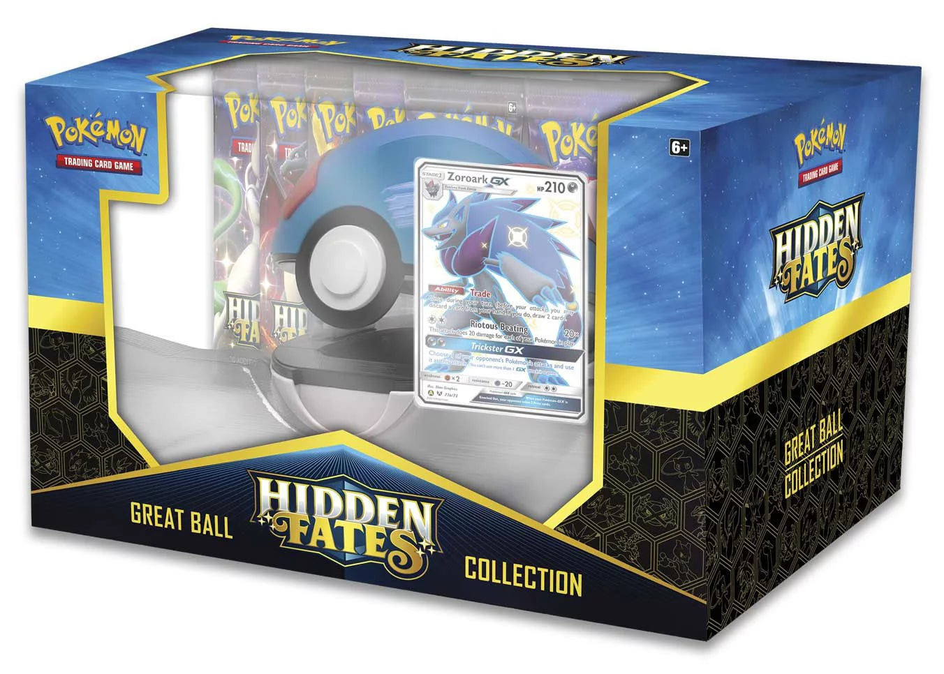 Pokémon TCG: Sm 11.5 Hidden Fates Pokeball Collection Zoroark-Gx