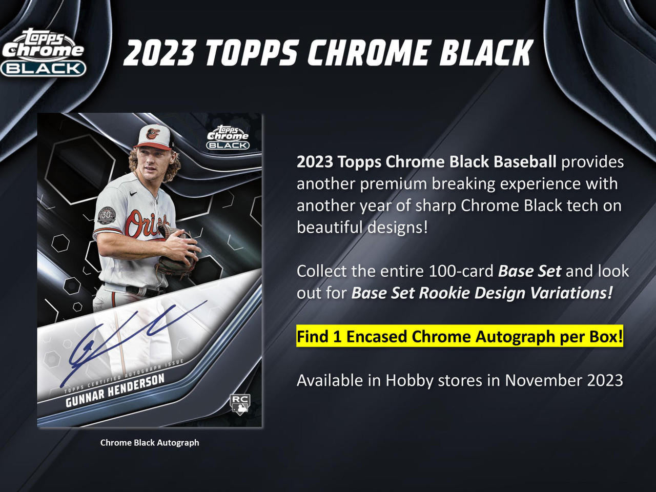2023 Topps Chrome Black Baseball
