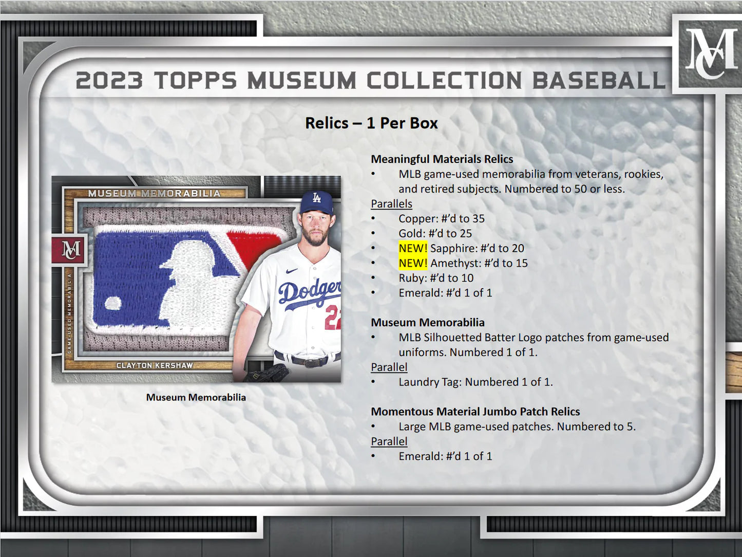 2023 Topps Museum Collection Baseball