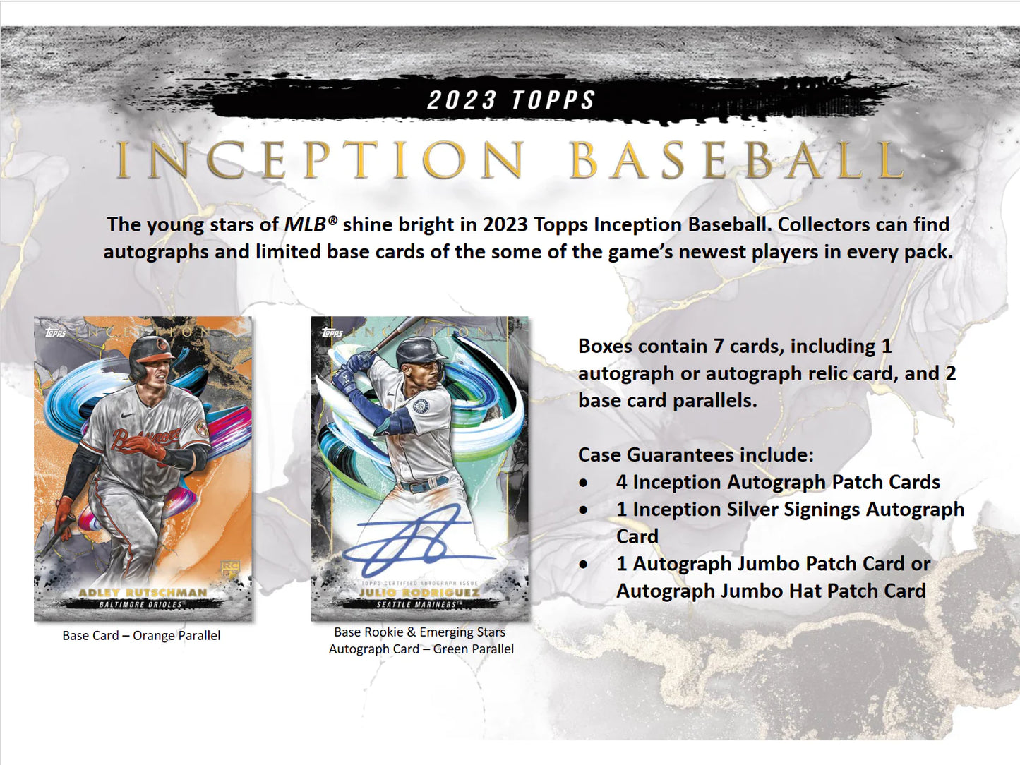 2023 Topps Inception Baseball Hobby Box