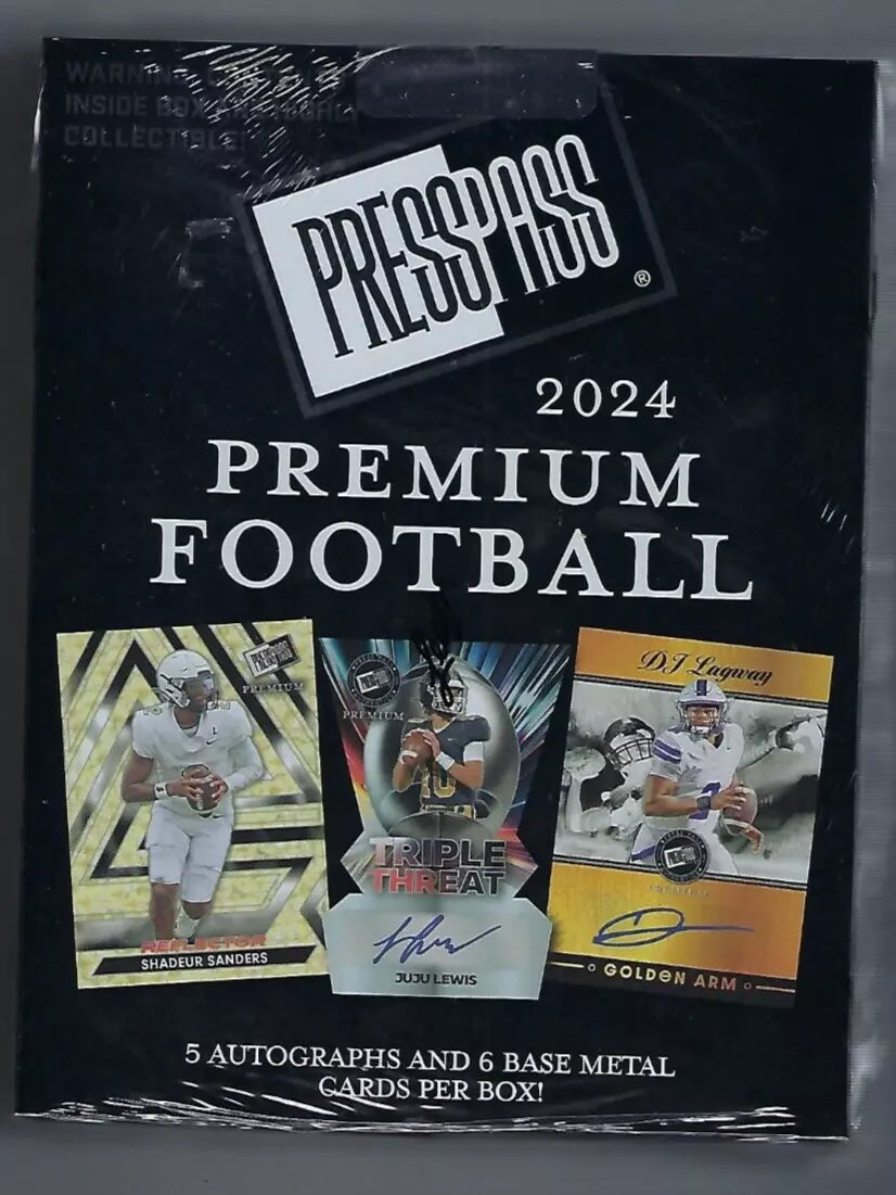 2024 Leaf Press Pass Premium Football Hobby Box